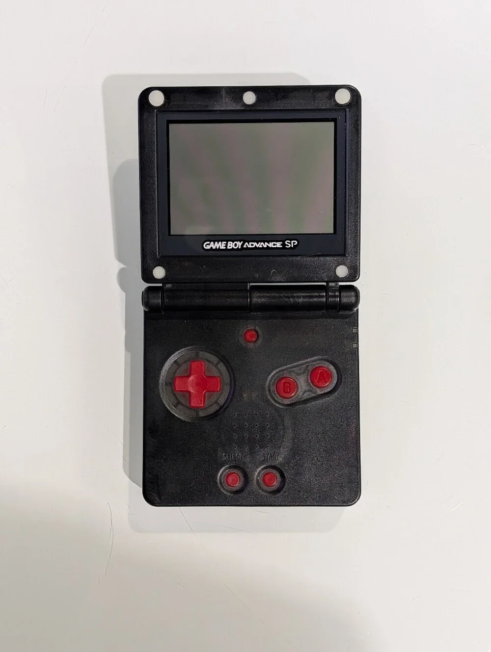 Transparent Clear Black Nintendo Game Boy Advance SP AGS-001 GBA SP with Charger